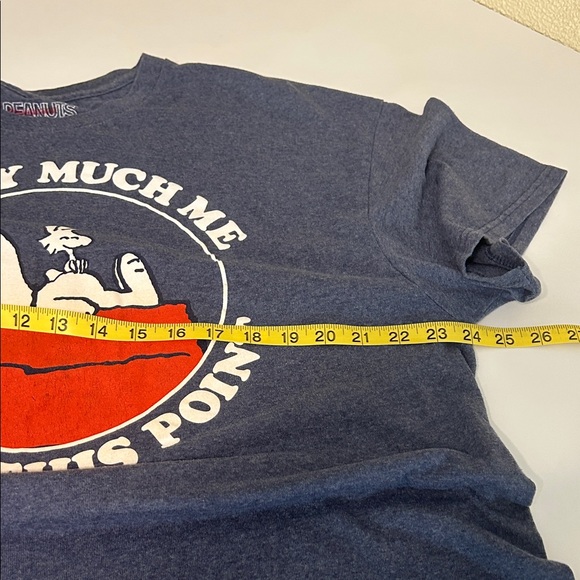 Peanuts Snoopy Blue T-Shirt with Red Doghouse - Picture 5 of 6